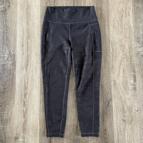 Sweaty Betty Pants - Sweaty Betty Super Sculpt Camo 7/8 Length Legging - Size: Medium